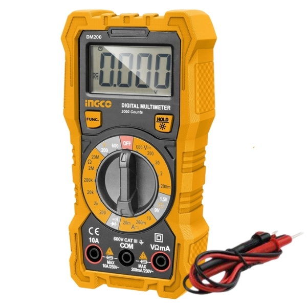 Ingco – Digital Multimeter – Electronic Measuring Instrument (600V)