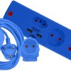 Electricmate – Schuko & Euromate / Colour Combo Pack – (Blue) Electricmate – Schuko & Euromate / Colour Combo Pack – (Blue)