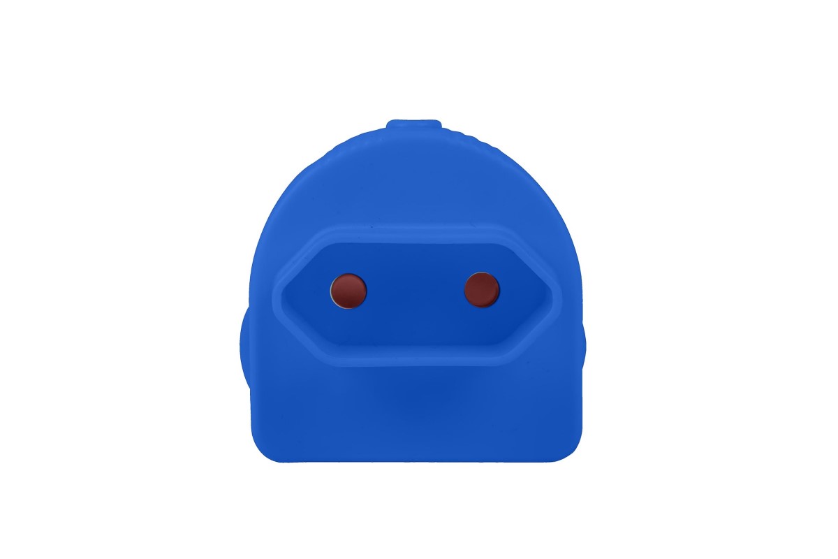 Electricmate Single Euromate Adaptor Loose Blue