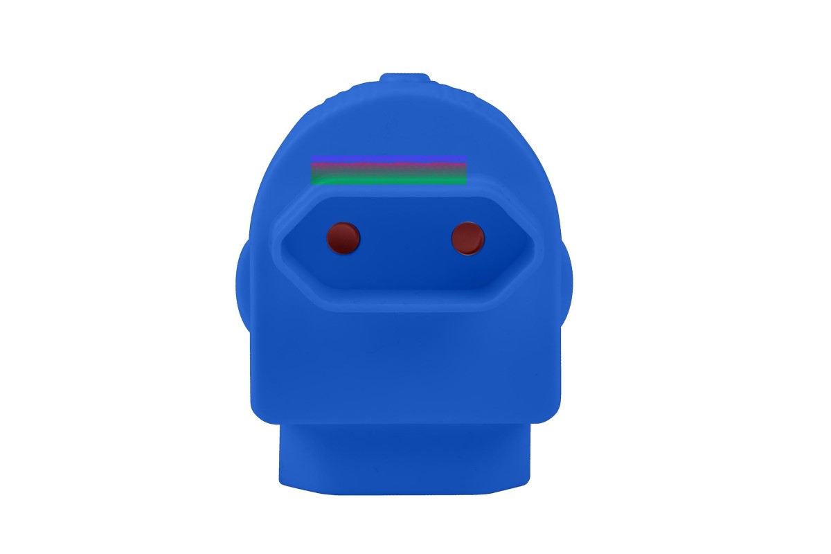 Electricmate Twin Euromate Adaptor Loose Blue
