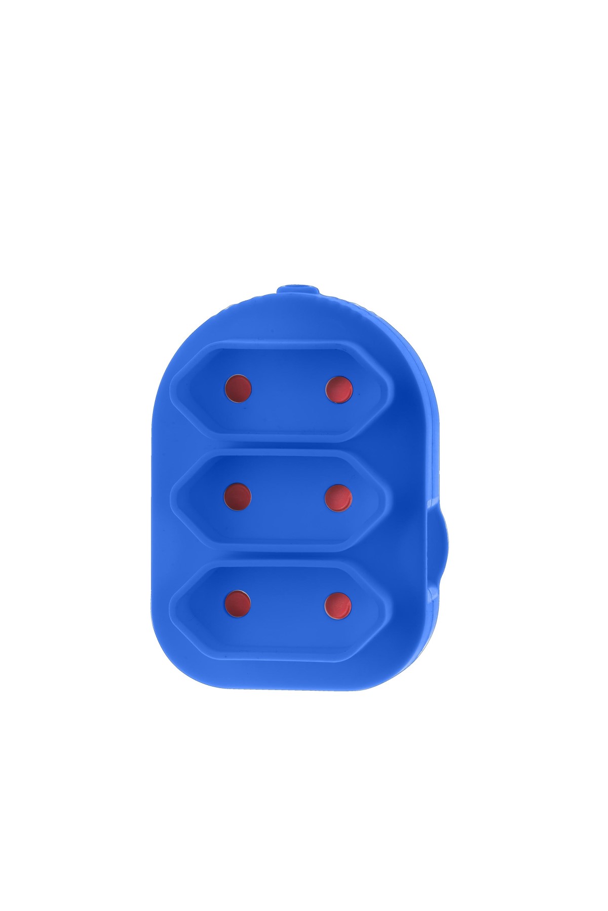 Electricmate Triple Euromate Adaptor Loose Blue