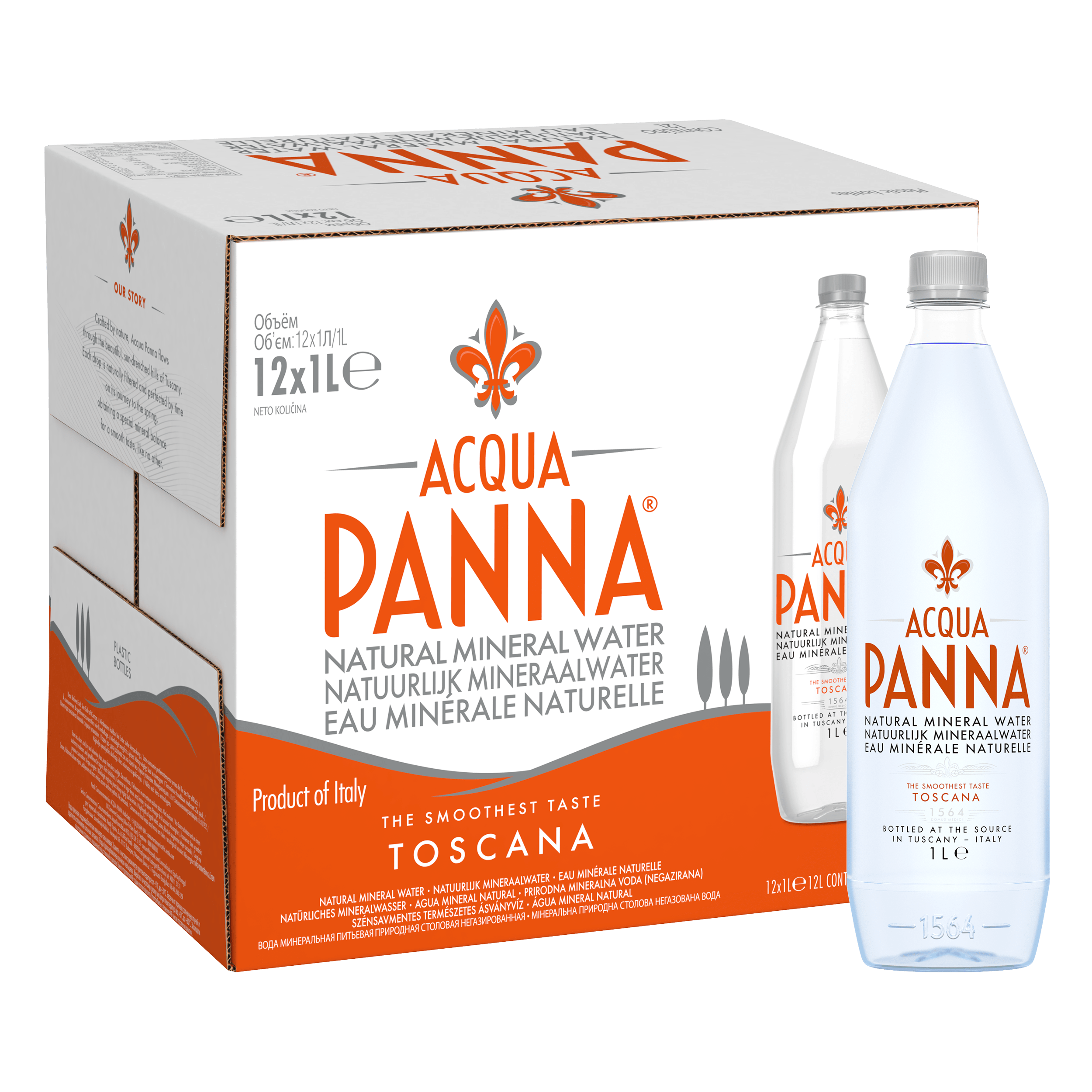 Acqua Panna – Still Water – 12 x 1ltre