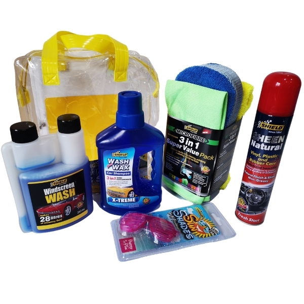 Shield – Ultimate Wash and Shine Kit – Car Wash Kit (Set of 5 Products)
