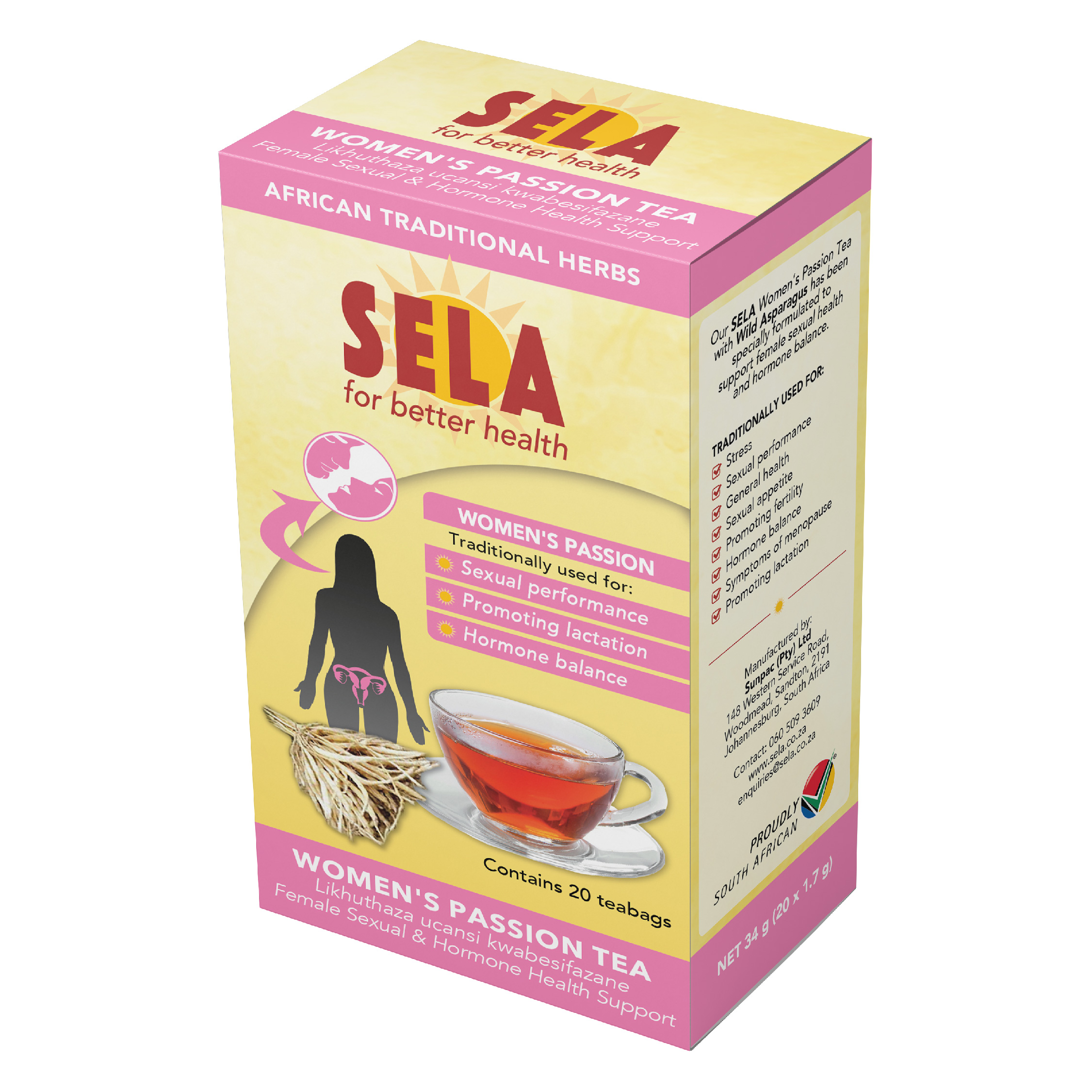 SELA Womens Passion Tea – 20 Tea Bags
