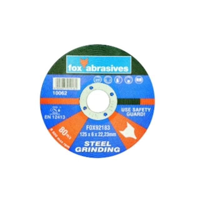 FOX Grinding Disc Steel 125X6.0mm