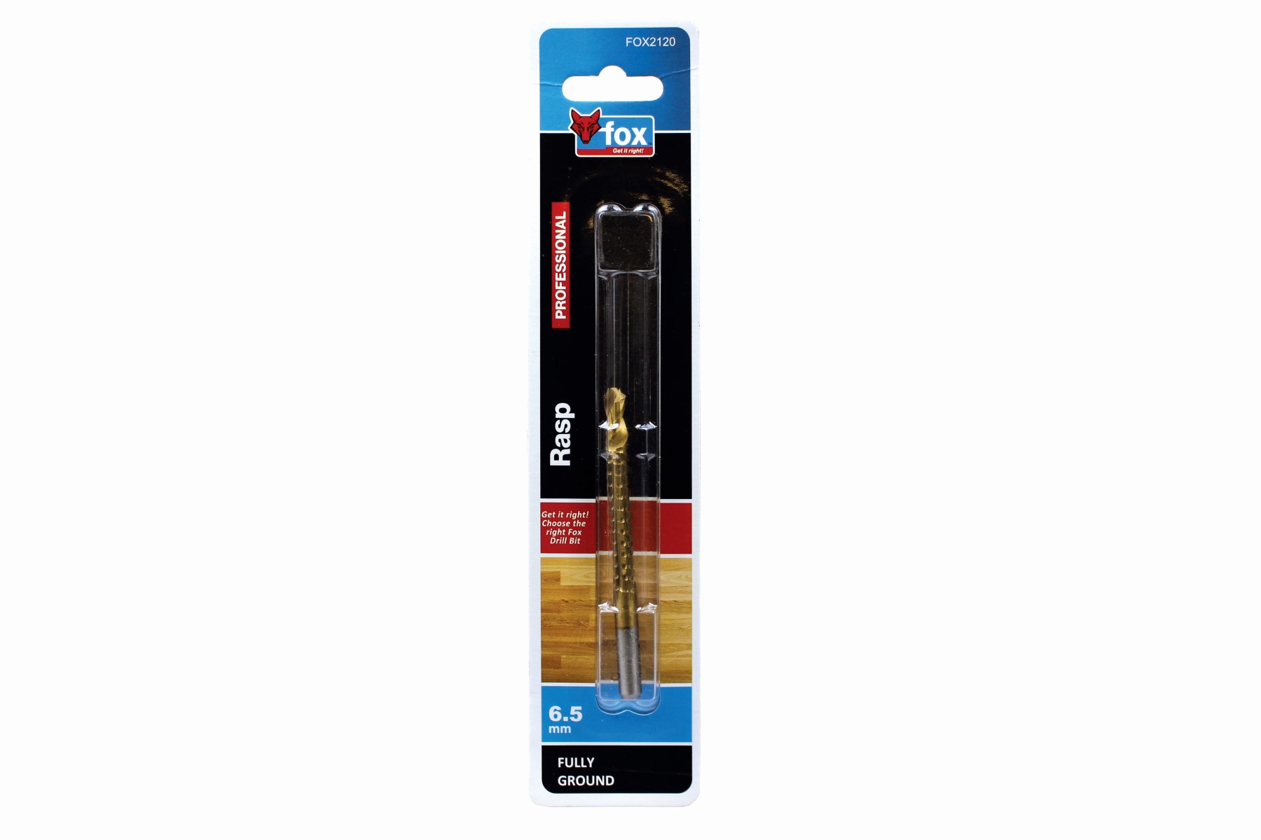 FOX Wood Rasp Drill Bit 6.5 X 90mm