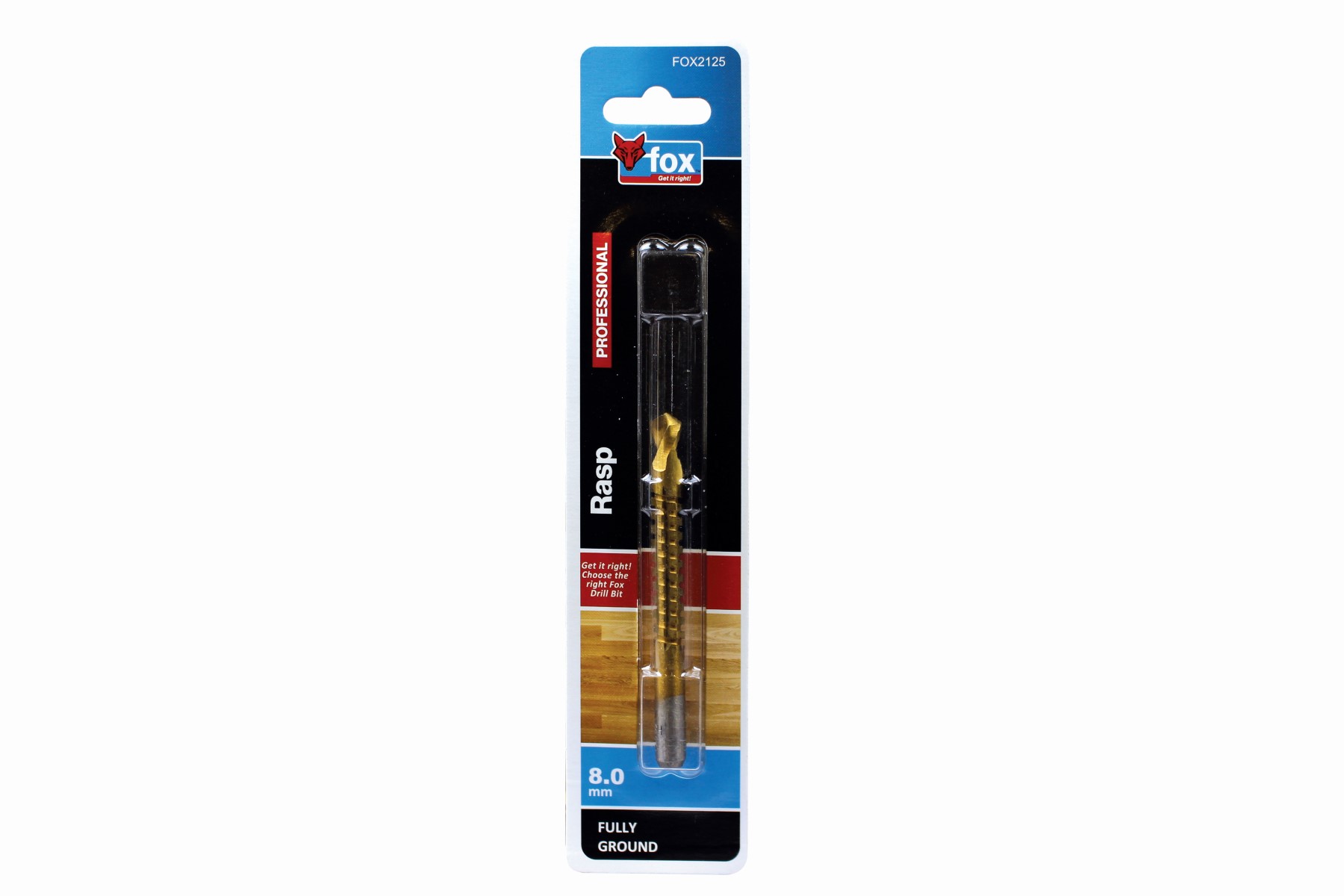 FOX Wood Rasp Drill Bit 8.0 X 95mm