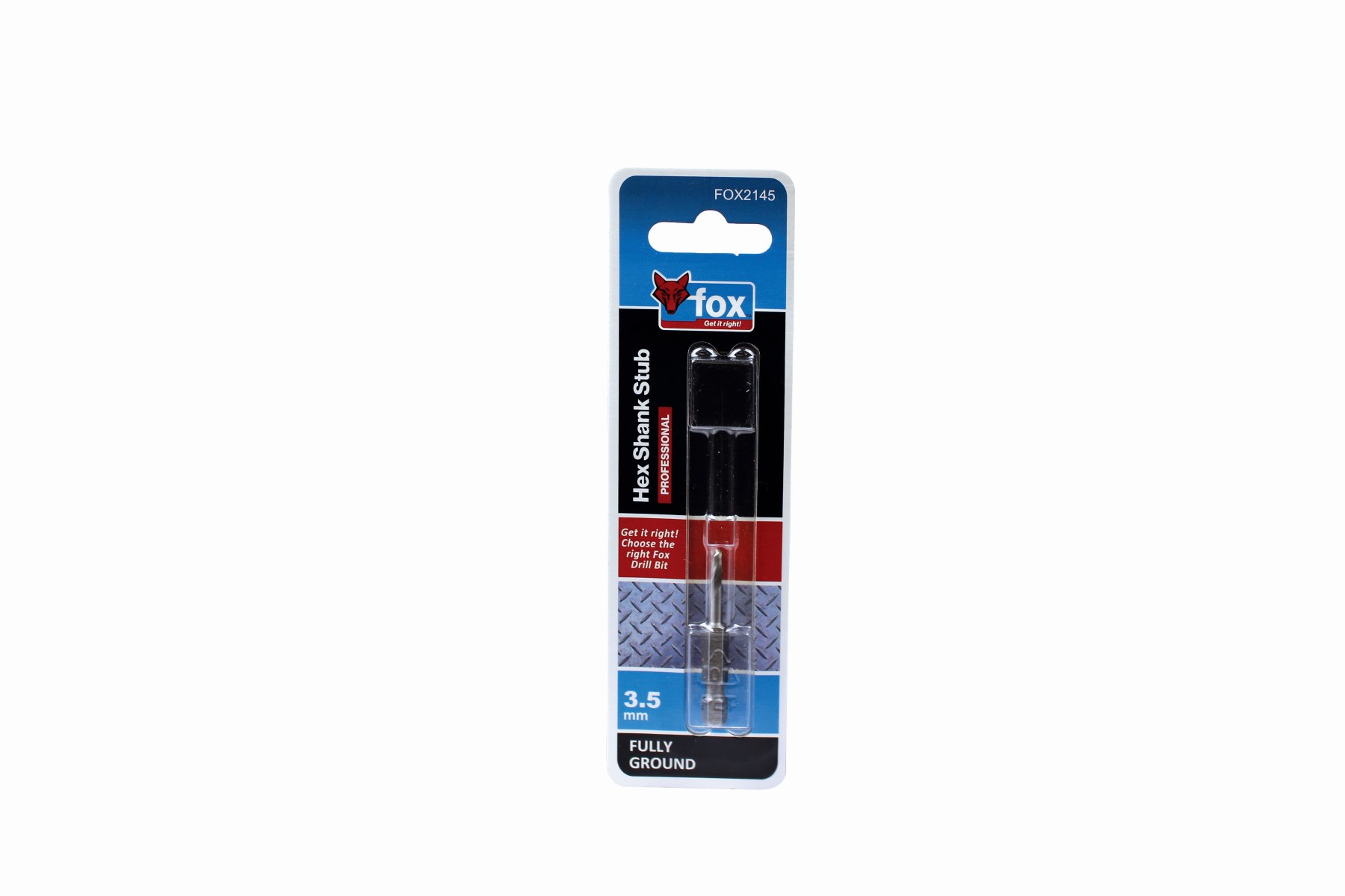 FOX HSS Hex STUB Drill Bit 3.5 X 47mm