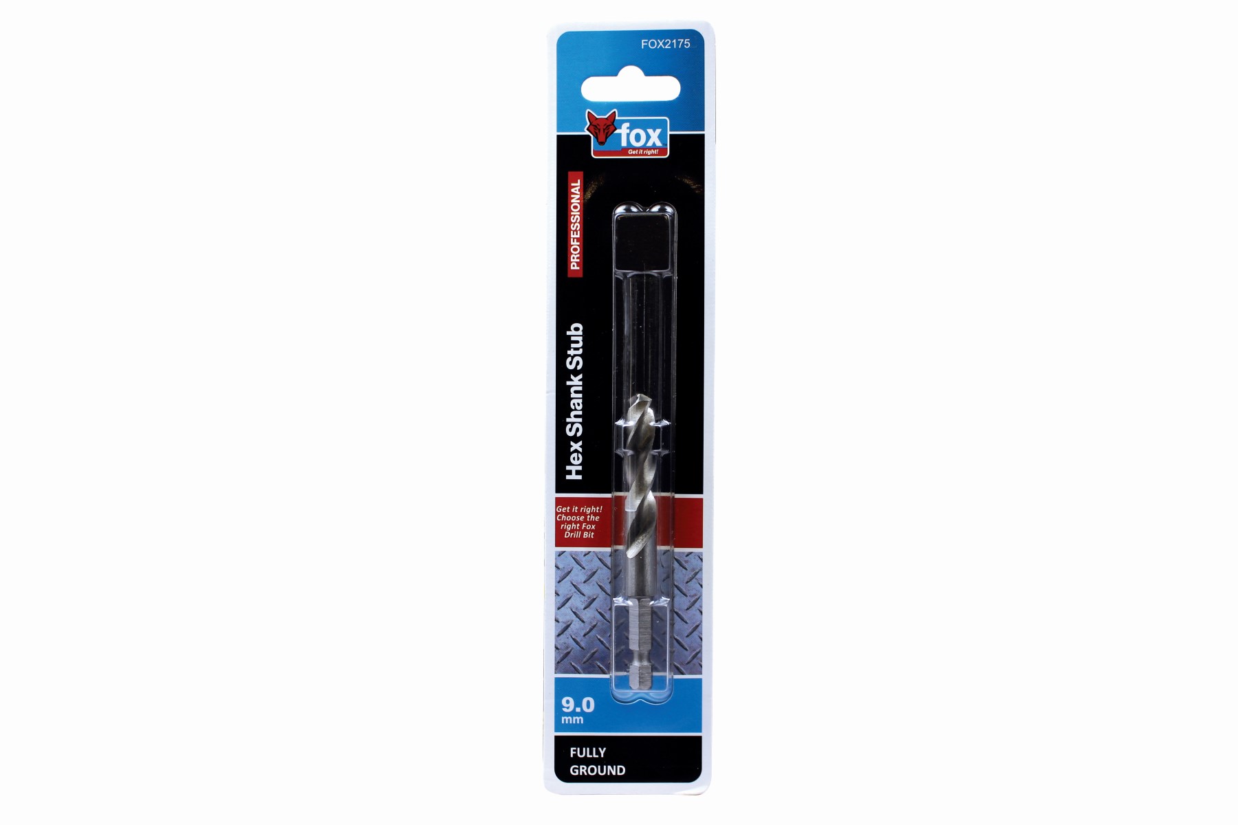 FOX HSS Hex STUB Drill Bit 9.0 X 84mm