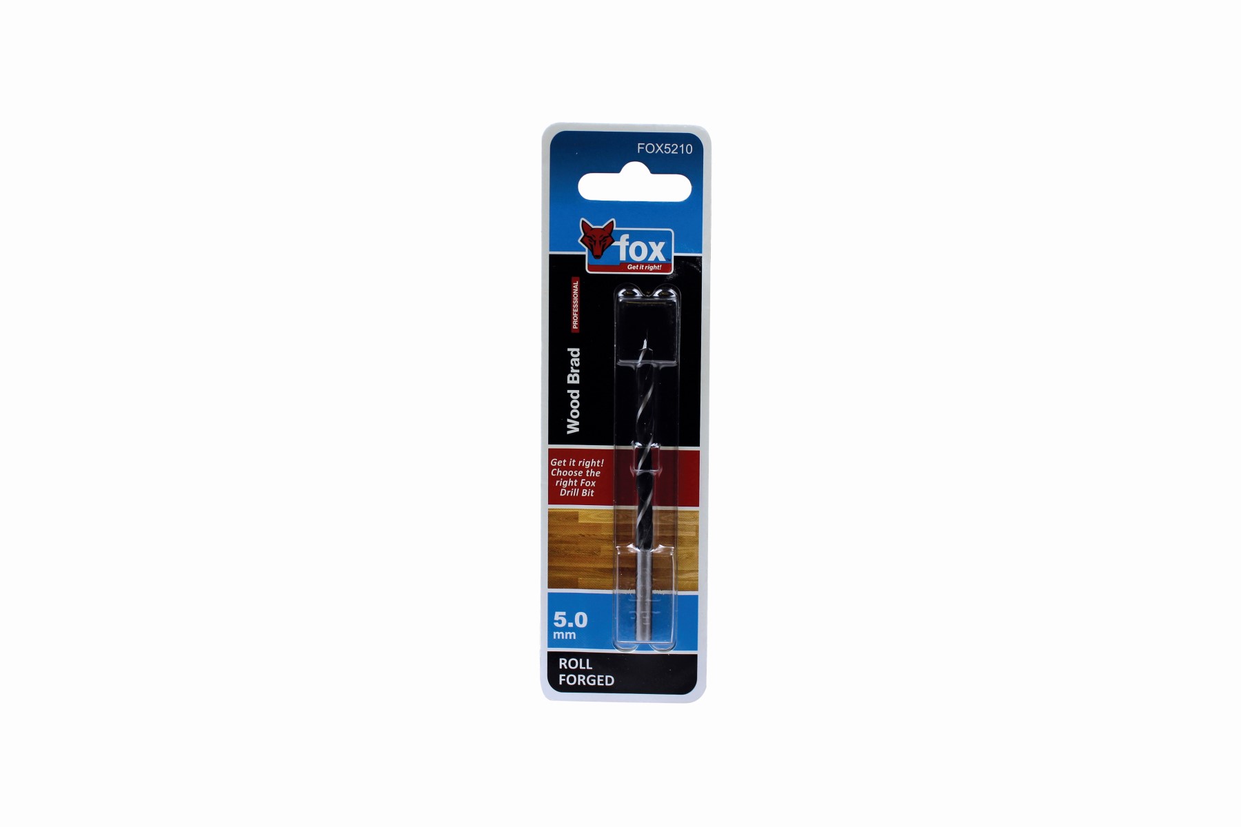 FOX Spiral Wood Drill Bit 5.0mm