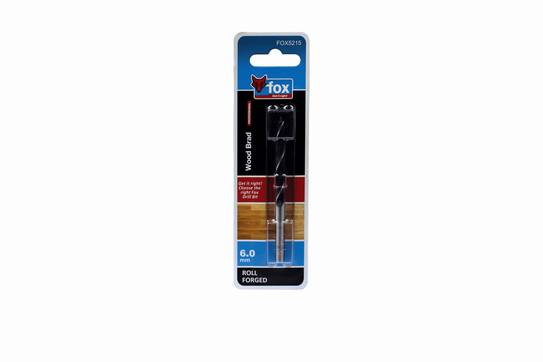 FOX Spiral Wood Drill Bit 6.0mm