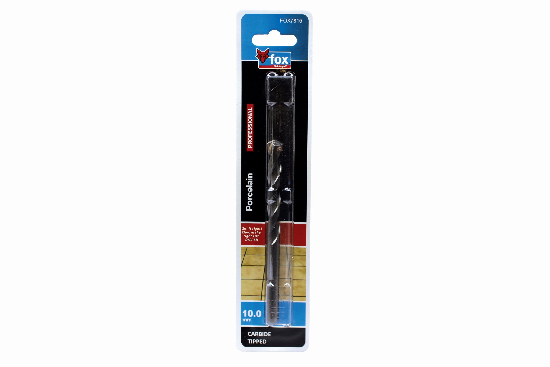 FOX Porcelain / Ceramic Drill Bit 10.0mm