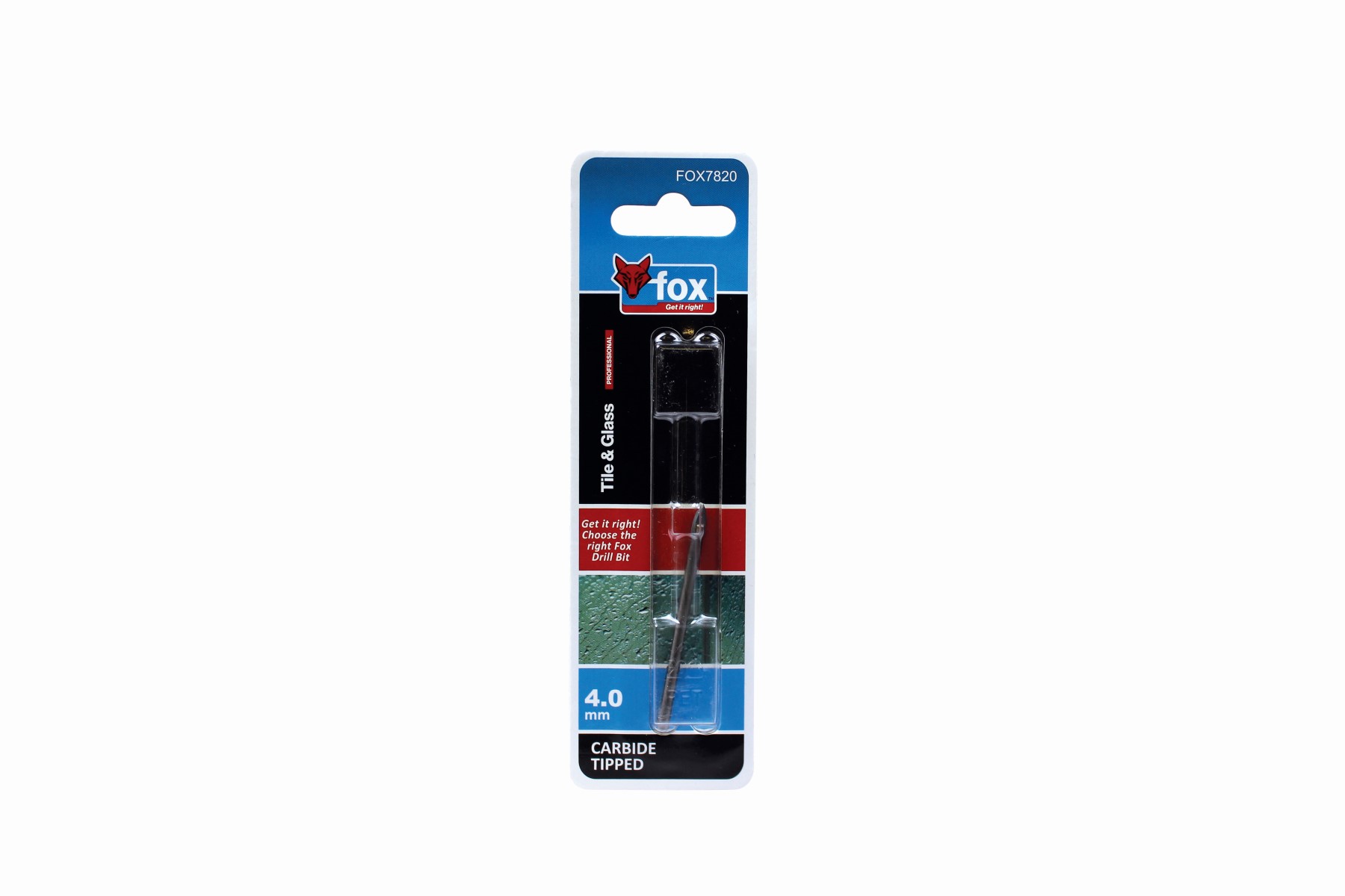 FOX Glass & Tile Drill Bit 4.0mm