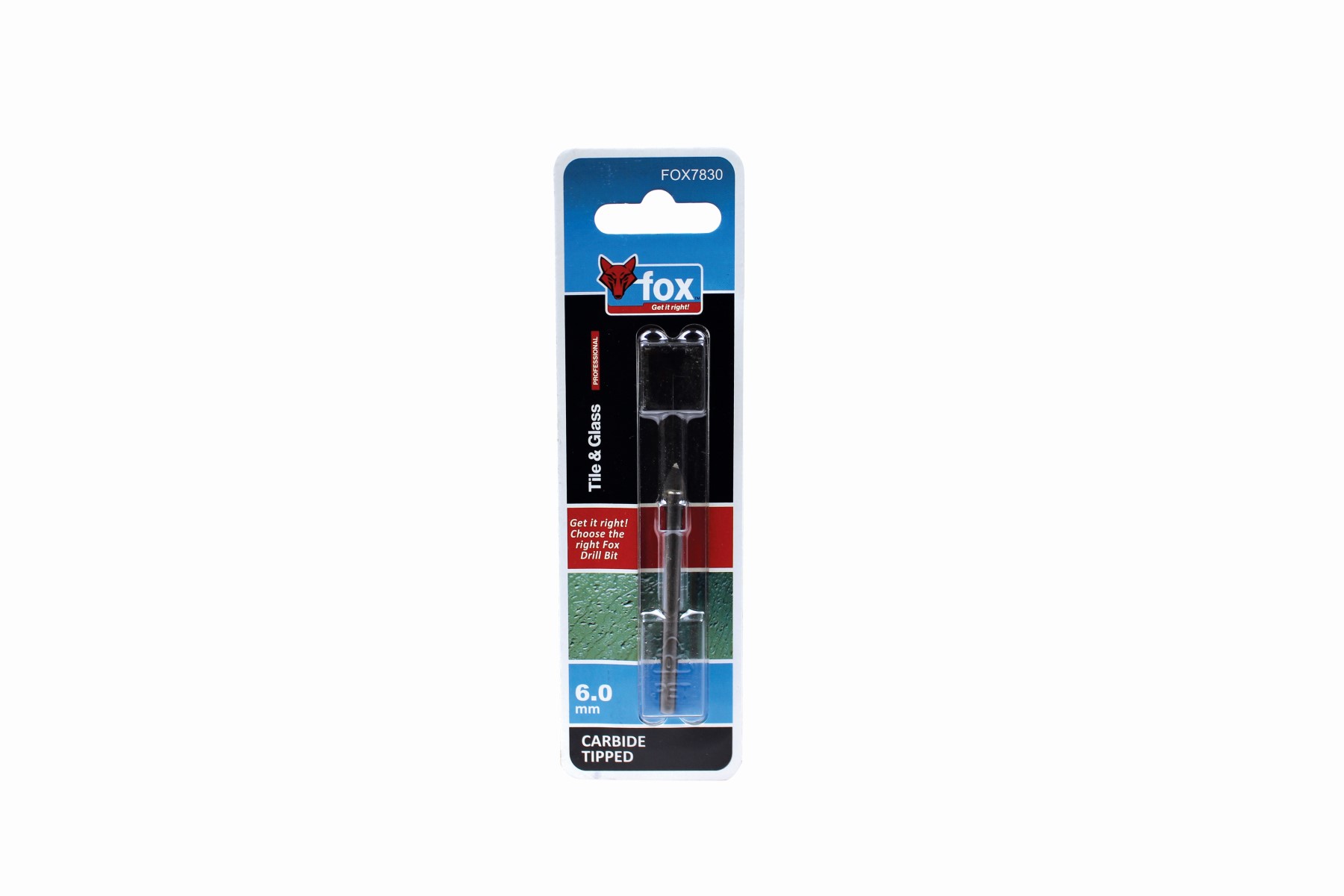 FOX Glass & Tile Drill Bit 6.0mm