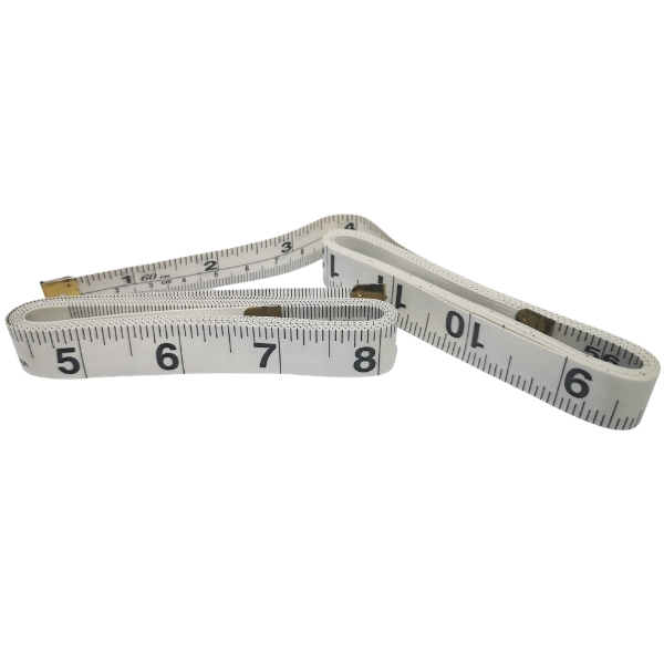 Haberdashery Measuring Tape – Tailoring Tape – 150cm (Pack of 2) White