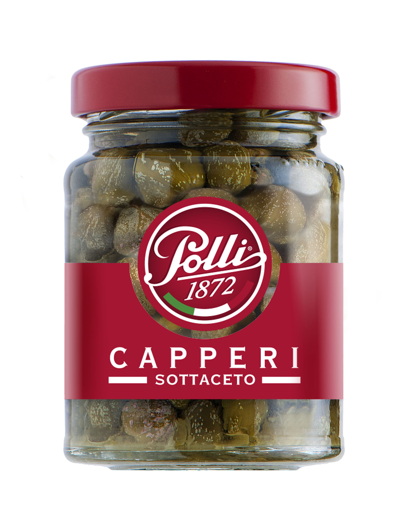 Polli – Capers in Wine Vinegar – 12X100G
