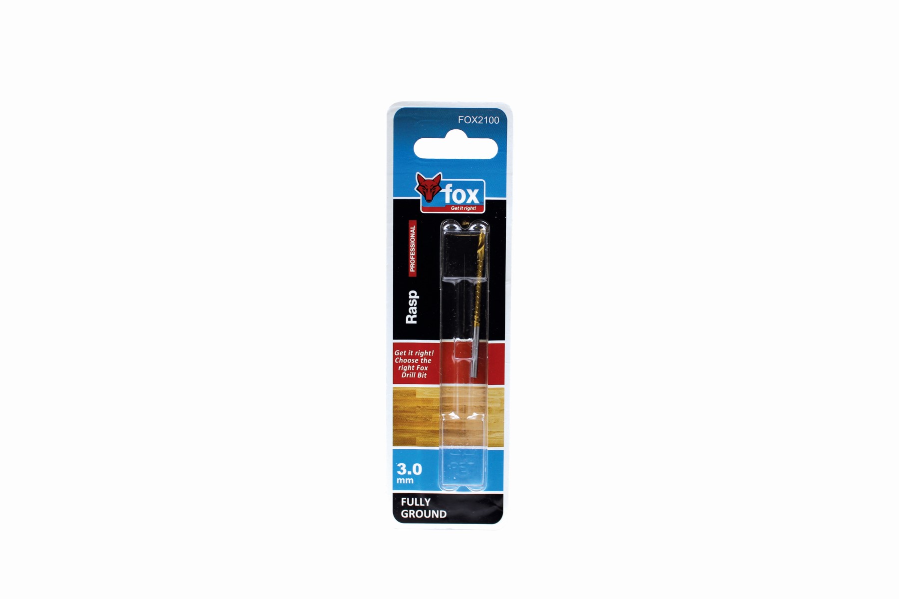 Fox Wood Rasp Professional Bit 3.0 X 60mm