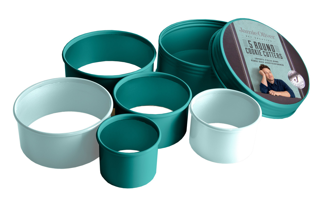 Jamie Oliver 5 Round Cookie Cutters