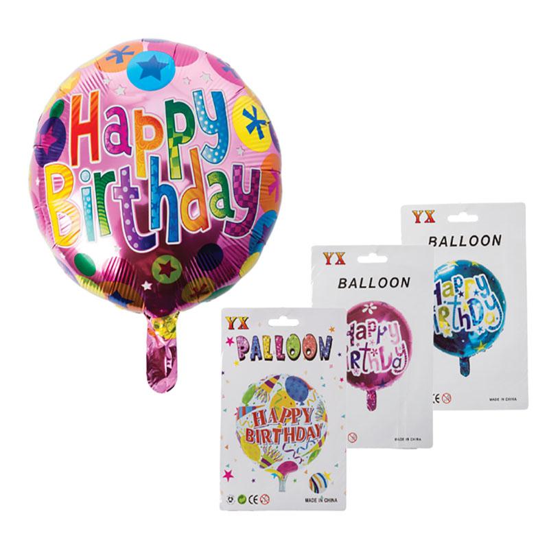 Helium Balloons – Party Accessories – Foil – Happy Birthday – 1 Piece