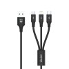 Unitek 1.2m Type-C, Micro USB, Lightning Cable (C14049BK) Unitek 1.2m Type-C, Micro USB, Lightning Cable (C14049BK)