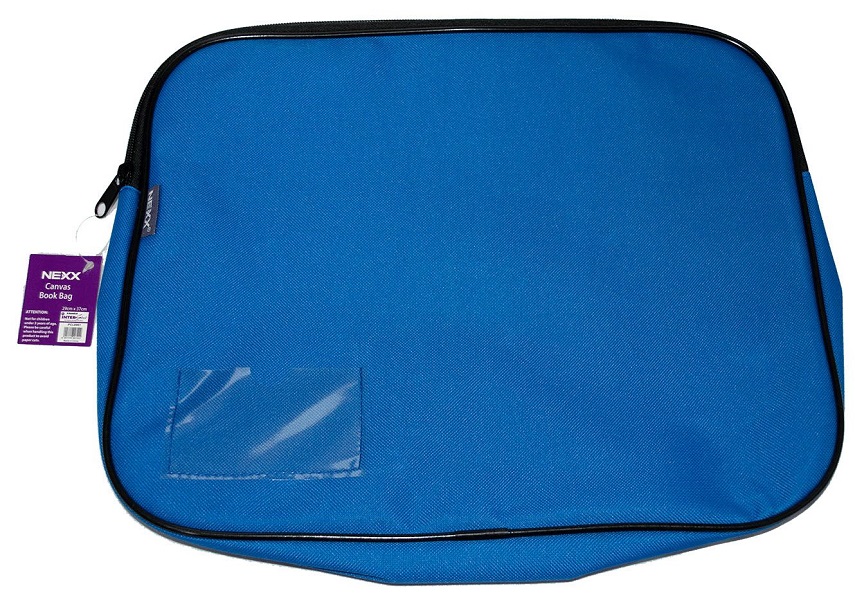 NEXX Canvas Gusset Book Bag (Blue)