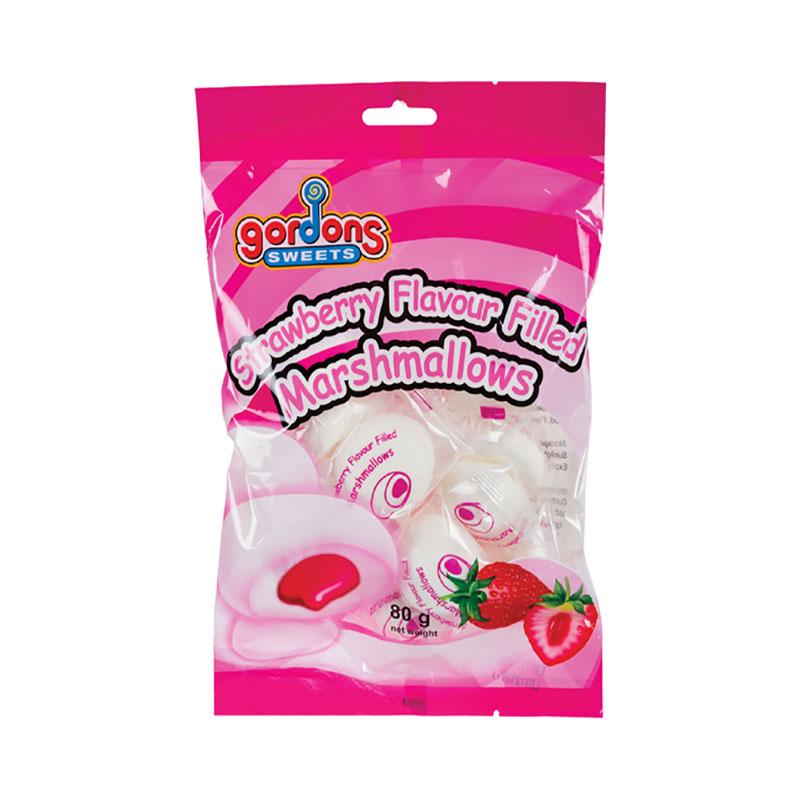 Bulk Pack x 36 Sweet Mallow Strawberry Filled Erko