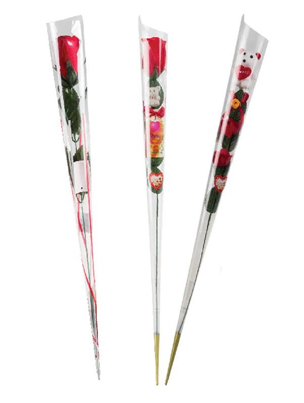Rose – Occasion Flower – Decorative – Assorted – Glitter – 56cm – 3 Piece