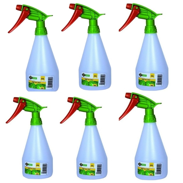 MTS – Trigger Spray Bottle / Hand held Trigger Sprayer – 500ml (Pack of 6)