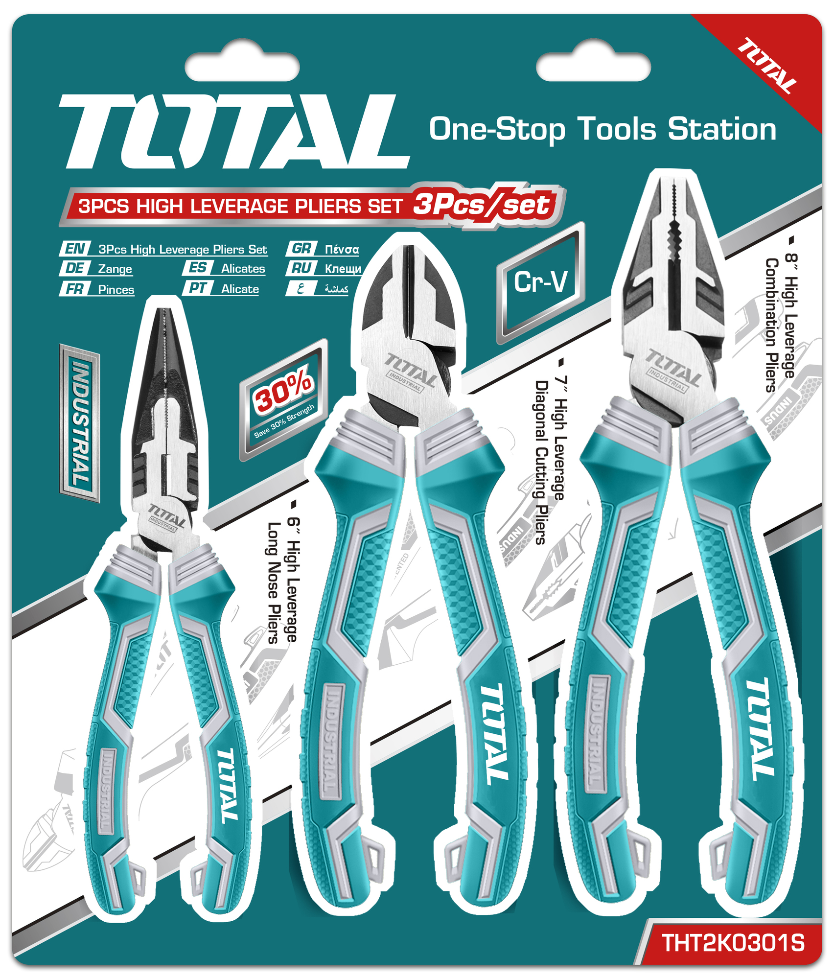 Total Tools 3 Piece Plier Set – High Leverage