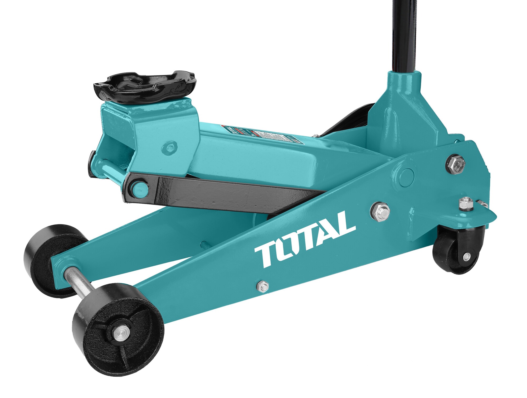 Total Tools 3 Ton Trolley Jack – Heavy Duty with Quick Lift Foot Pedal