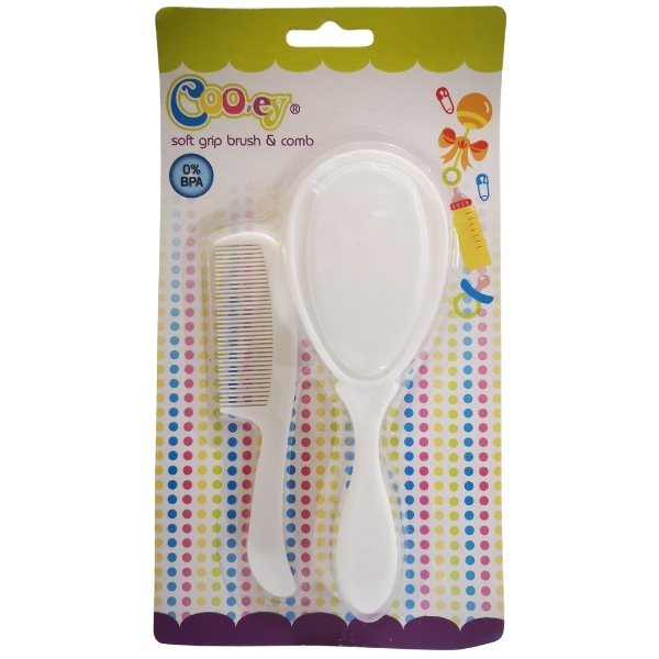 Cooey – Soft Grip Baby Brush and Comb
