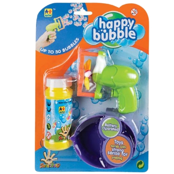 Source Direct – Happy Bubble Mini Bubble Blowing Gun – (Green)