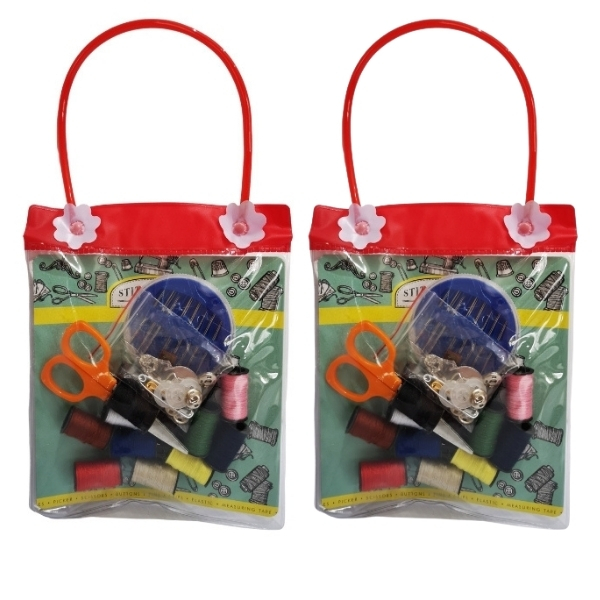 SourceDirect – Bulk Pack Of 2 Portable Mini Sewing Kits