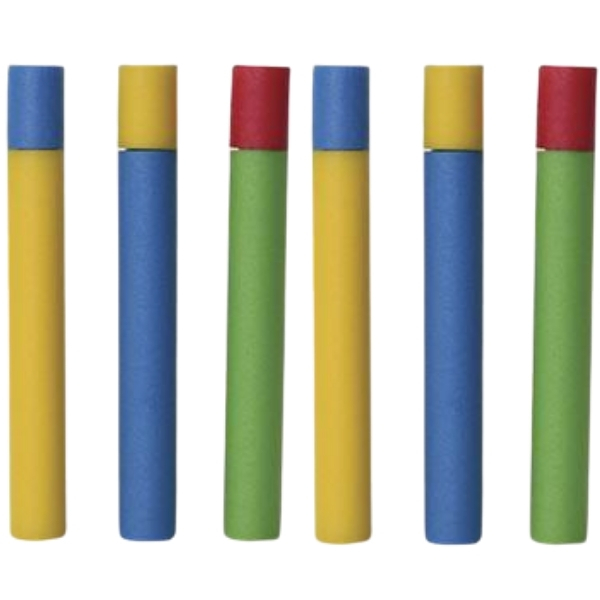 SourceDirect – Bulk Pack Of 6 Water Blasters – Assorted Colours (35cm)