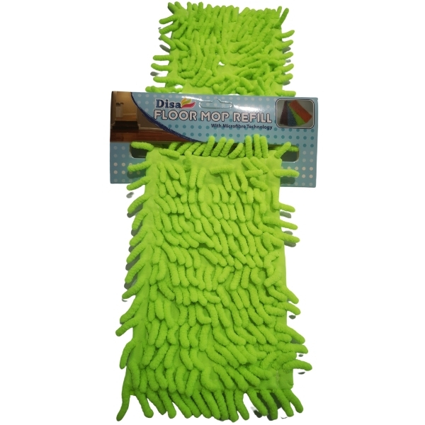 Disa – Floor Mop Refill – Green (12x40cm)