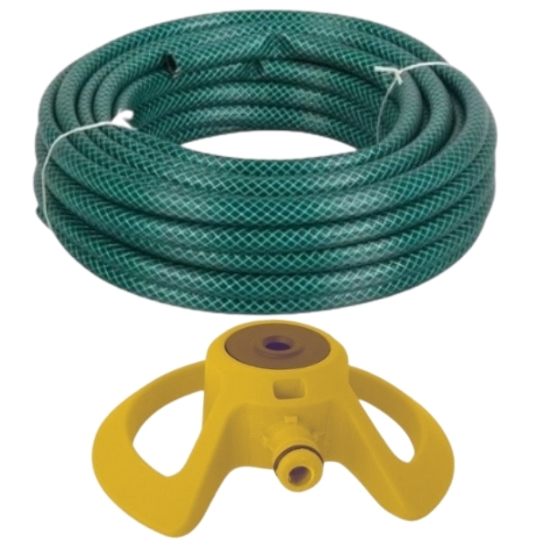 MTS – Hose Pipe (20mmx30m) And A Yellow Sprinkler Combo