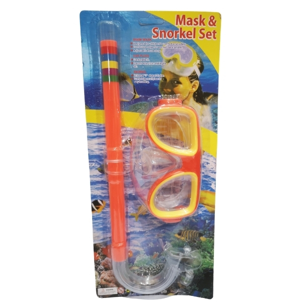 Mask And Snorkel Set – Orange