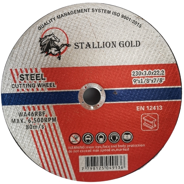 Stallion Steel Cutting Wheel Pack of 5 230mm x 3.0mm