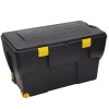 Big Jim – Plastic Box Storage Container with Lid And Wheels – Black (140L) Big Jim – Plastic Box Storage Container with Lid And Wheels – Black (140L)