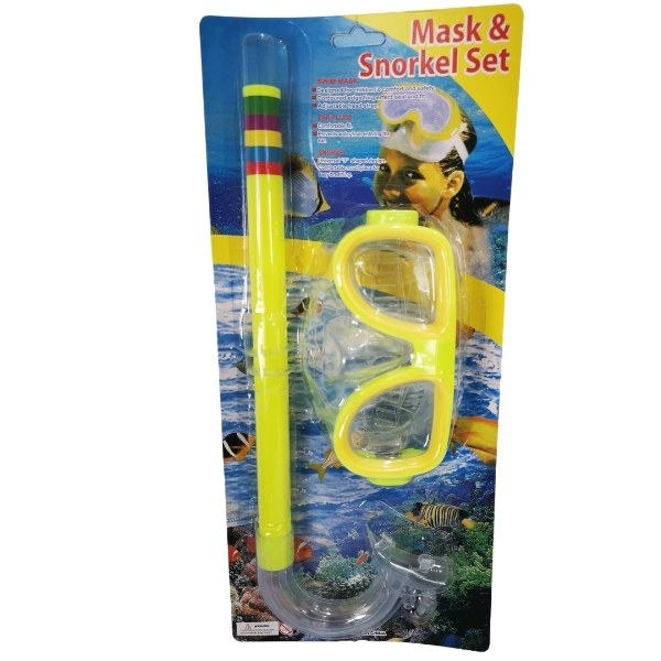 SourceDirect – Mask & Snorkel Set – (Yellow)