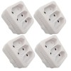 4 PACK: Plug Adaptor: 3 way 3 X 5A 2 pin / Euro Adaptor (E 592 4pa) 4 PACK: Plug Adaptor: 3 way 3 X 5A 2 pin / Euro Adaptor (E 592 4pa)