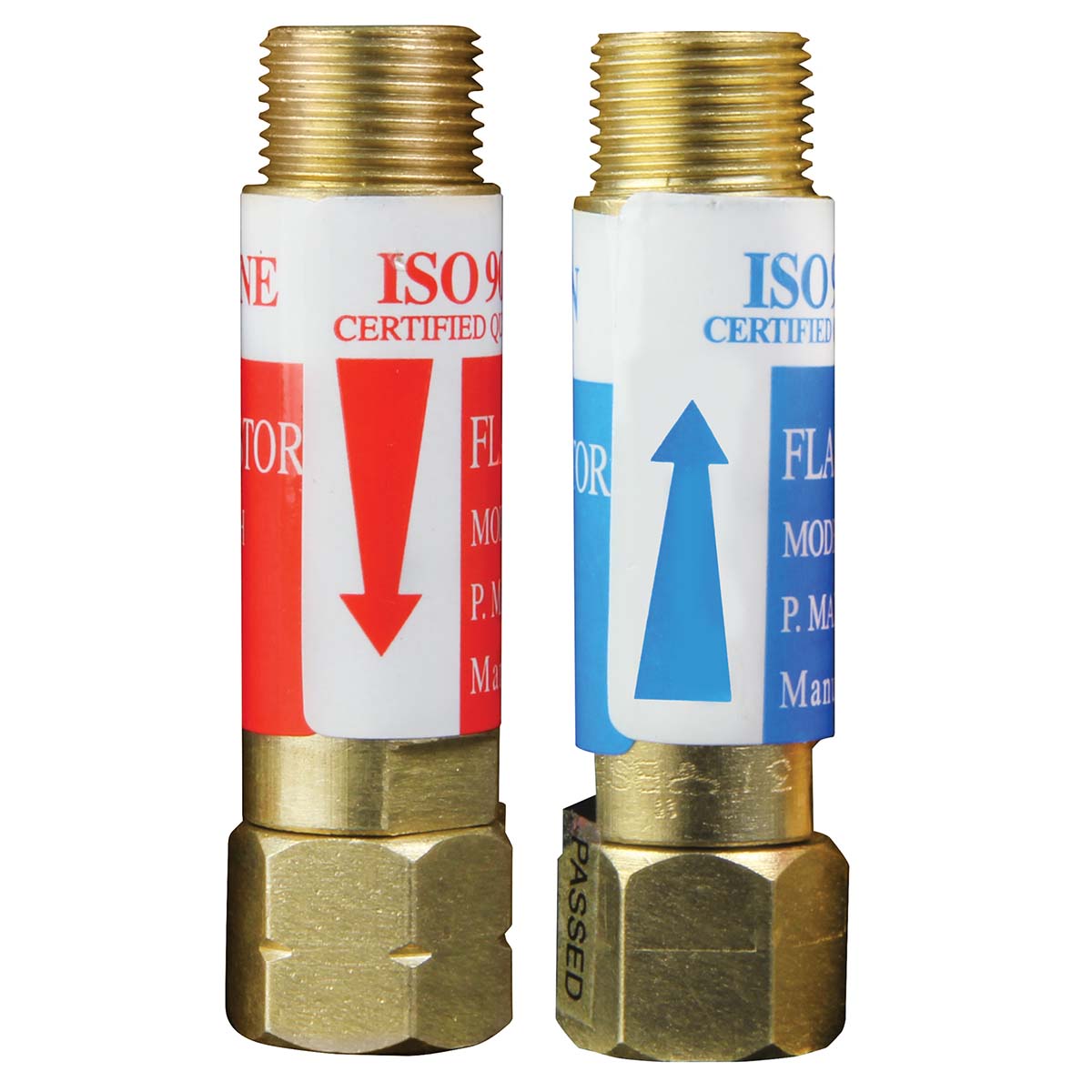 Tradeweld Prepack Flashbk Arrestors Regulator Mounted (1 x Oxy & 1 x Acet)