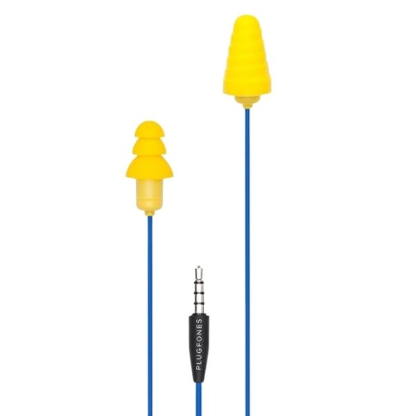 Plugfones – Wired  Earphones – Guardian Series  (Yellow and Blue)