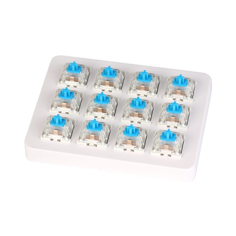 Keychron K6 & K8 Gateron Blue Mechanical Switch – 12 Piece Set