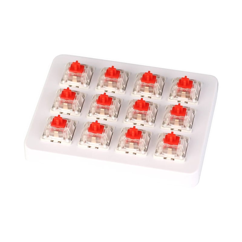 Keychron K6 & K8 Gateron Red Mechanical Switch – 12 Piece Set