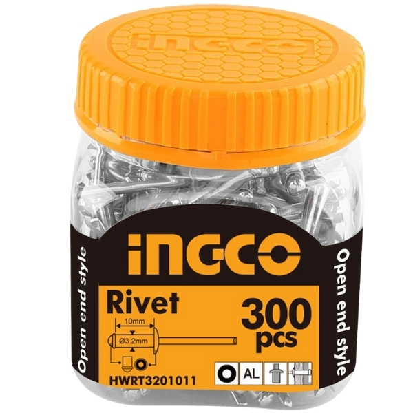 Ingco – Rivet – 300 Pieces
