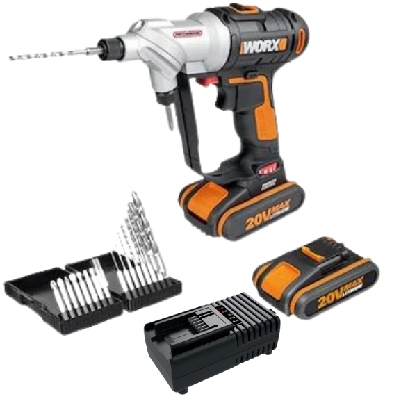 Worx –  Switchdriver 20V Li-Ion 2.0Ah Kit