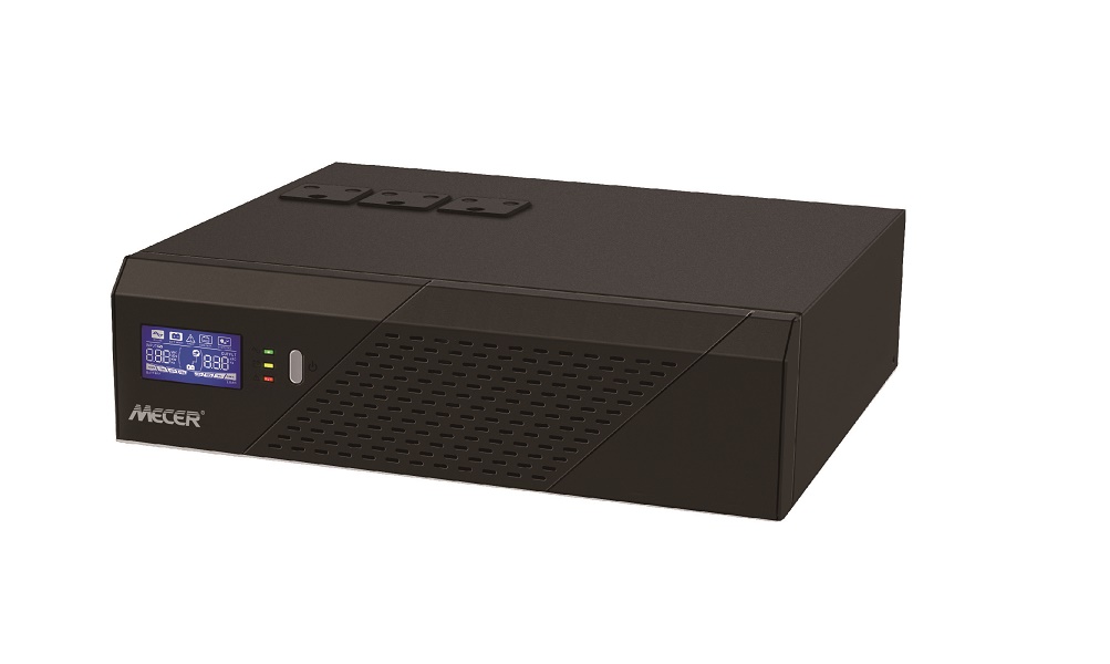 Mecer 1200VA, 720W, 12V DC-AC Inverter with LCD Display (Without Battery)
