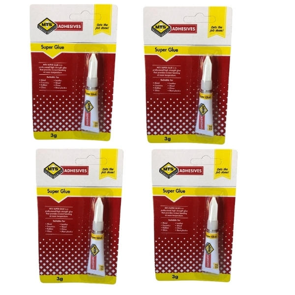 Bulk Pack Of 4 Super Glue – 3g