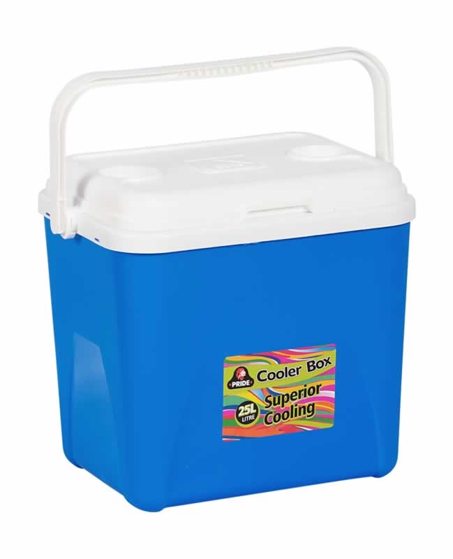 Pride – Cooler Box – Camping & Outdoors – Coolers & Refrigeration – 25L – Blue, Silver